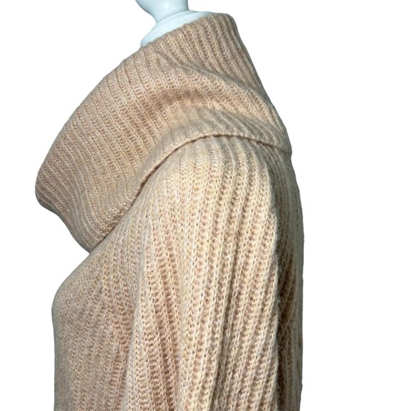 J. Crew Point Sur Light Pink Wool Mohair Blend Oversized Turtleneck Swea… - Picture 8 of 8
